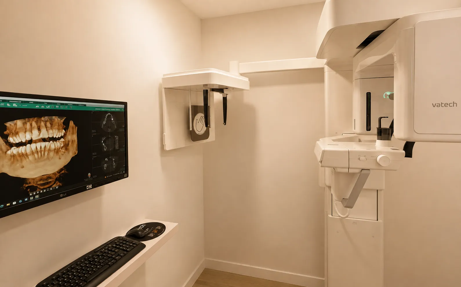 Sala de radiografía y diagnóstico TAC 3D de alta precisión